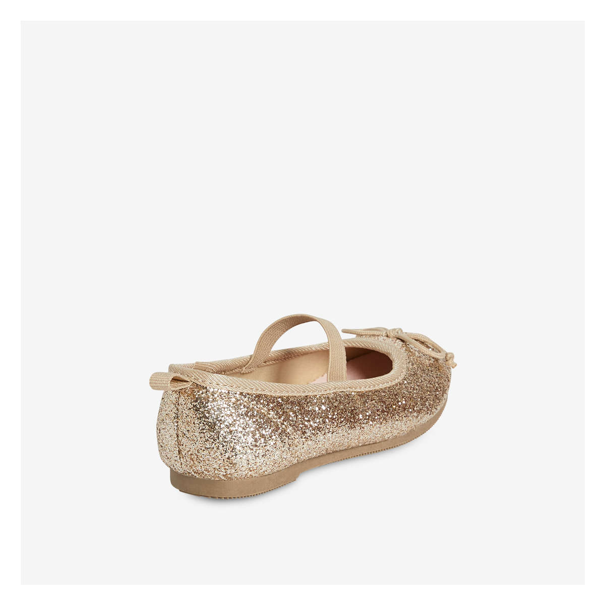 Toddler Girls Ballet Flats in Light Gold from Joe Fresh